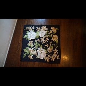 Ann Taylor Floral Silk Scarf